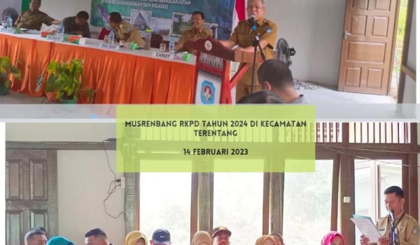  Musrenbang RKPD Tahun 2024 di Kecamatan Terentang